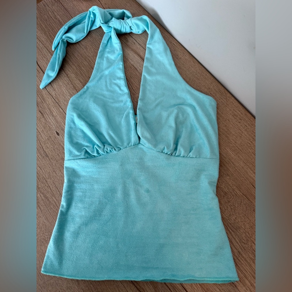 See You Monday Turquoise Top